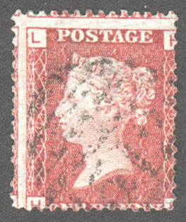 Great Britain Scott 33 Used Plate 100 - LH - Click Image to Close